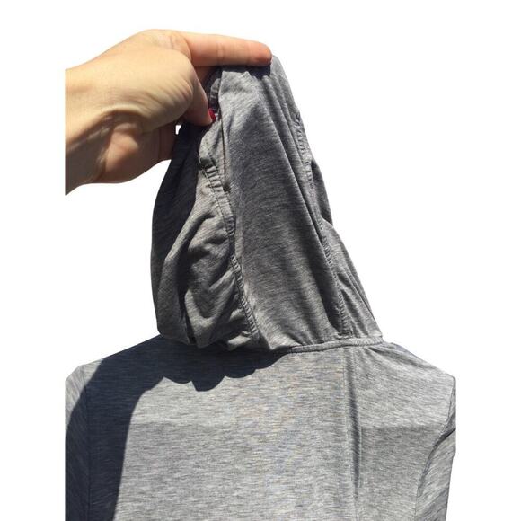 Toad & Co Womens Long Sleeve Shirt Size Medium Hooded Gray Grey Gorpcore Outdoor - Picture 12 of 12